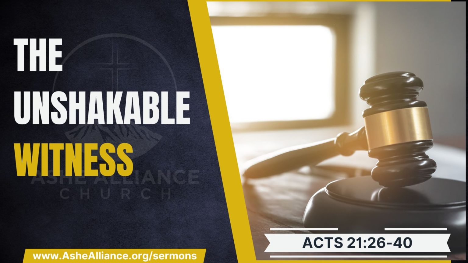 The Unshakable Witness Ashe Alliance Church Jefferson, NC Ashe County