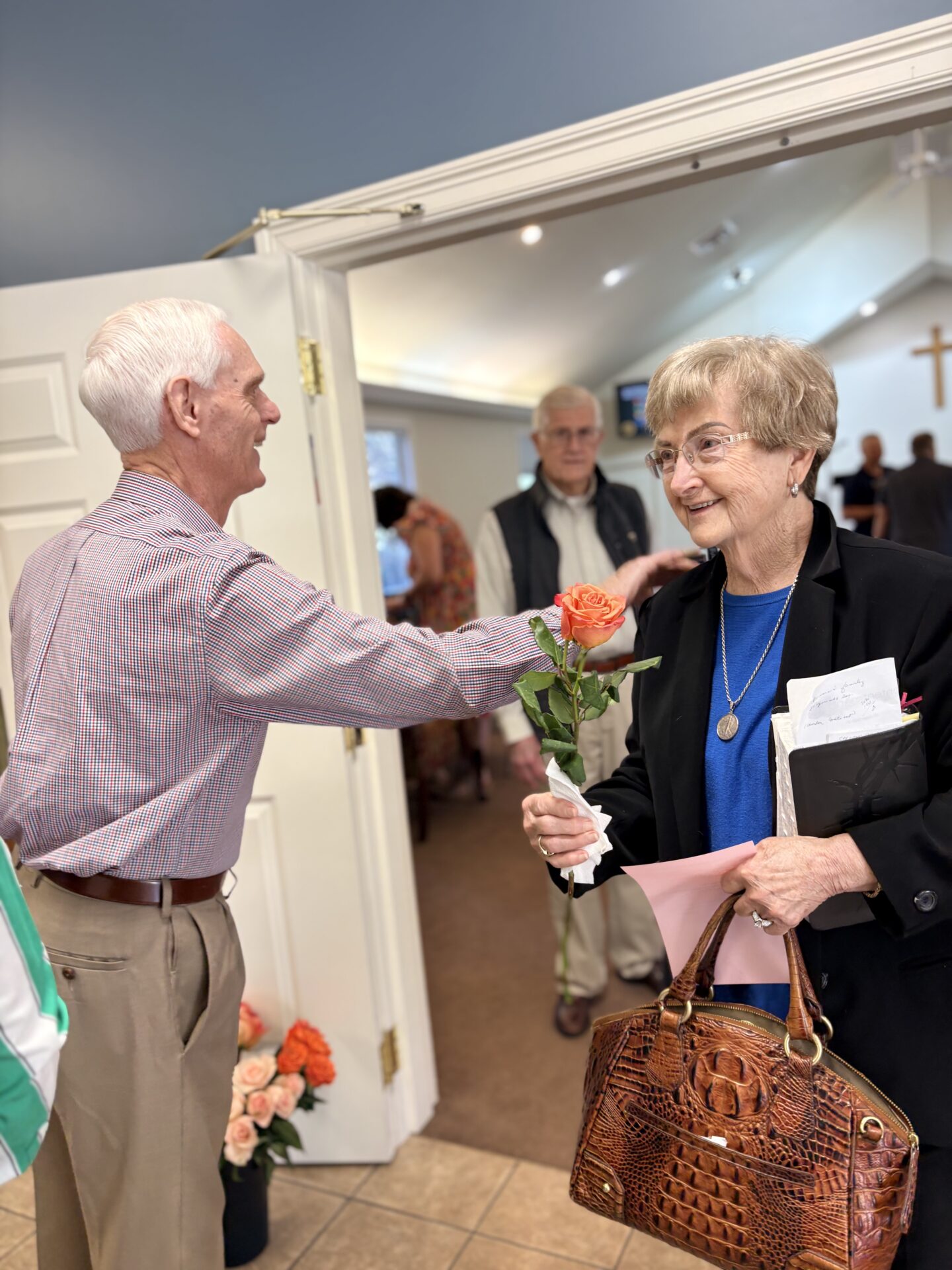 Ashe Alliance Church friends sharing a candid moment